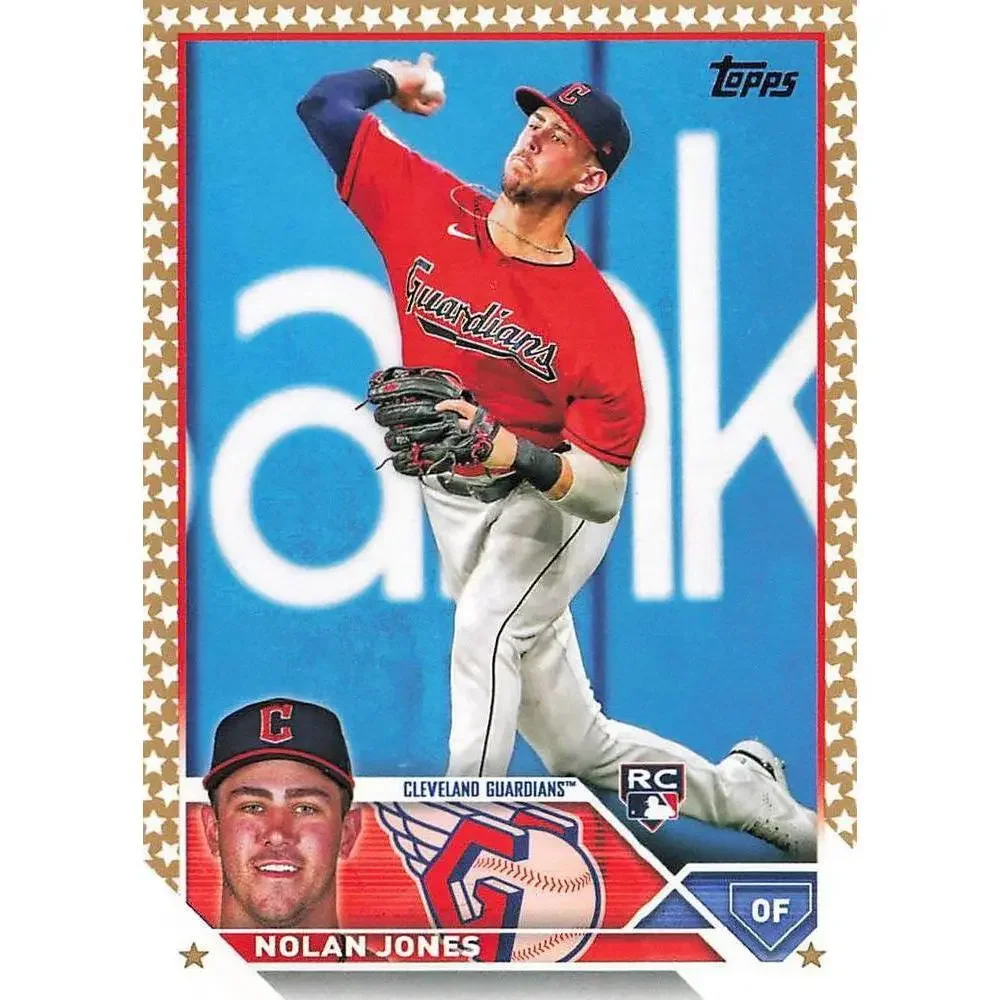 2023 Topps Gold Star Nolan Jones Rookie #129 Cleveland Guardians